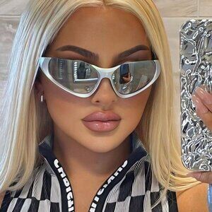 SUNGLASSES FOR WOMEN Y2K STYLE, FUTURISTIC SHEIN BRAND